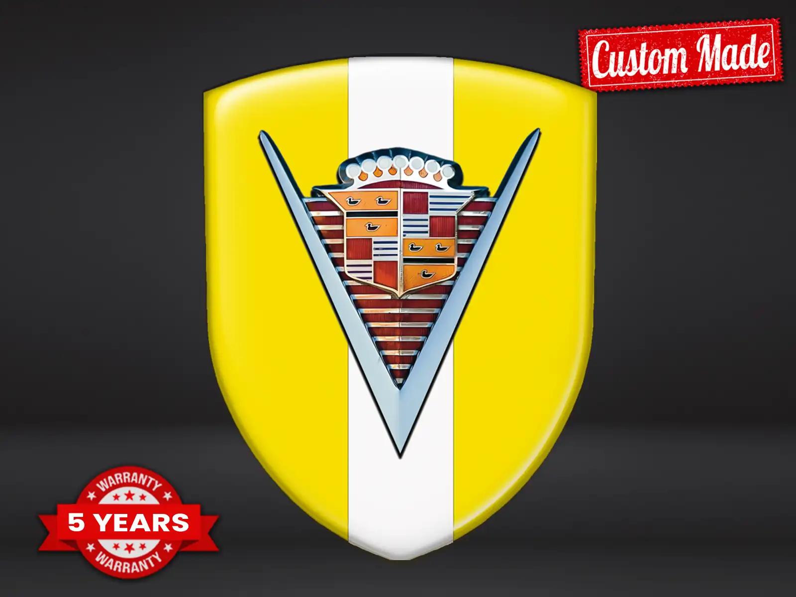 Cadillac Silikon Emblem Custom Limited Drift Domes Stil ST